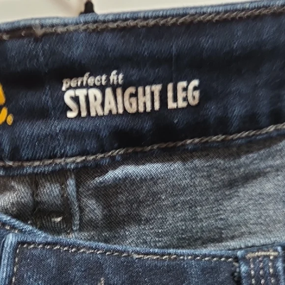 Lee Jeans Lee Women's Dark Blue Straight Leg Jeans - Picture 3 of 6